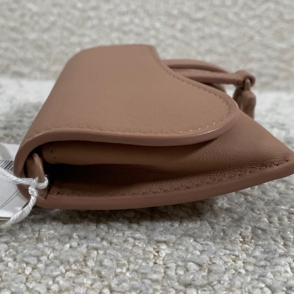 Authentic Pre-Owned Christian Dior Leather Saddle Nano Matte Dusty Rose - Picture 8 of 16